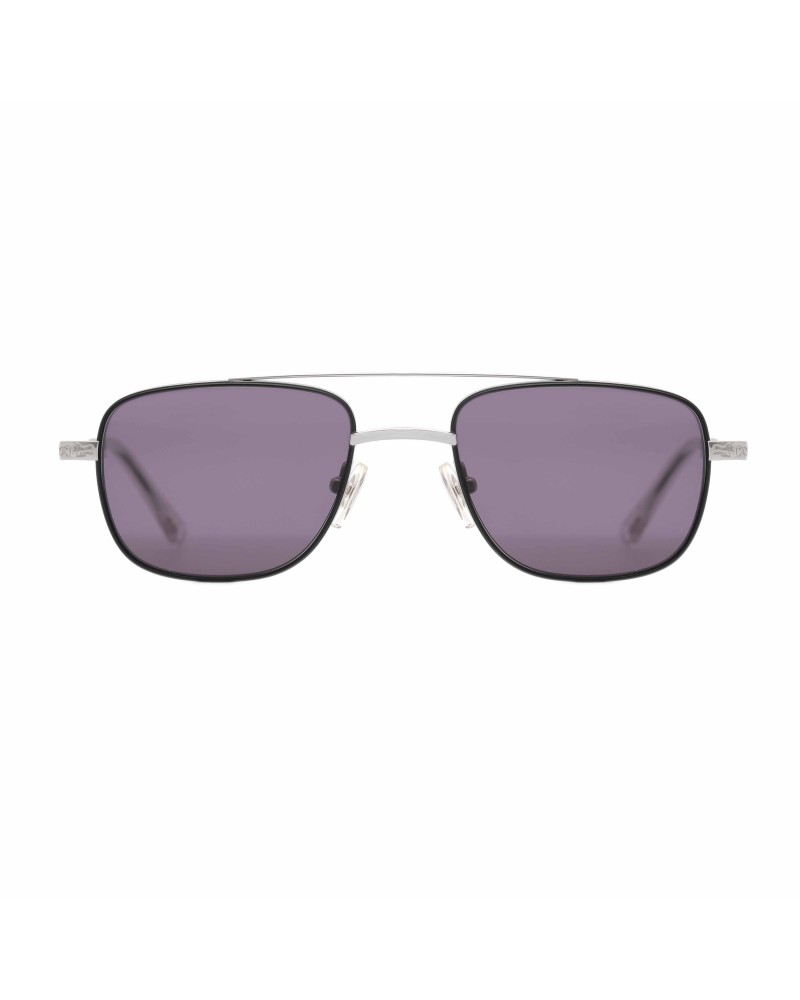 Lunette de Soleil Roach Silver - Black Face