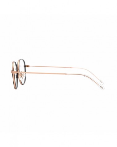 Monture de Lunette Morat Rosegold - BlackCoté