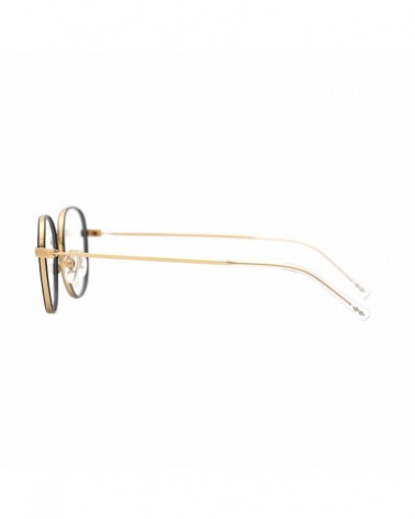 Monture de Lunette Morat Gold - BlackCoté