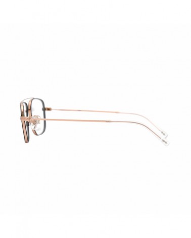 Monture de Lunette Roach Rosegold - BlackCoté