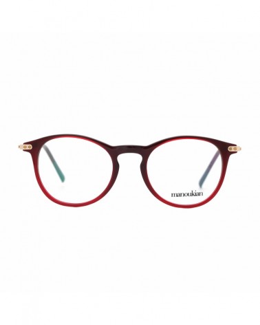 Monture de Lunette  MNK-M-05 Burgundy Face