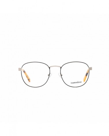 Monture de Lunette  MNK-T-25 Black Silver Face