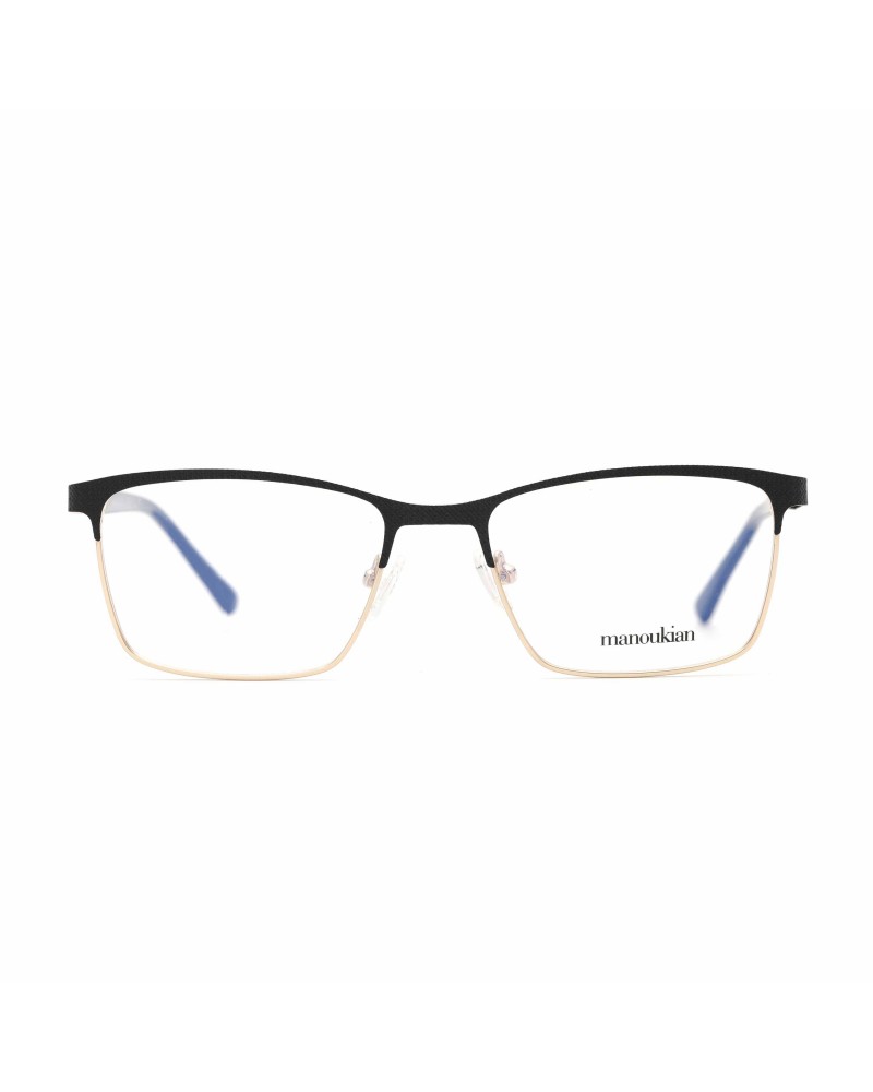 Monture de Lunette  MNK-W-12 M.Black/S.Gold Face