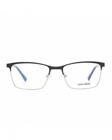 Monture de Lunette  MNK-W-12 M.Black/S.Gun Face