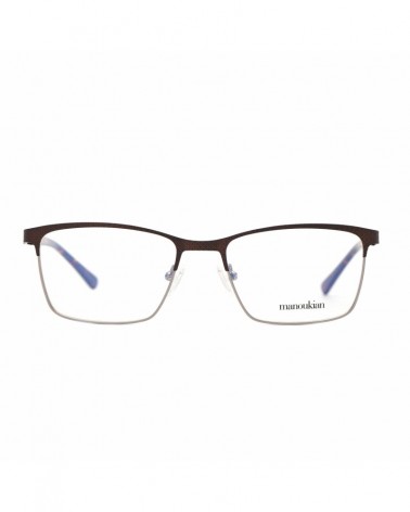 Monture de Lunette  MNK-W-12 M.Brown/S.Gun Face